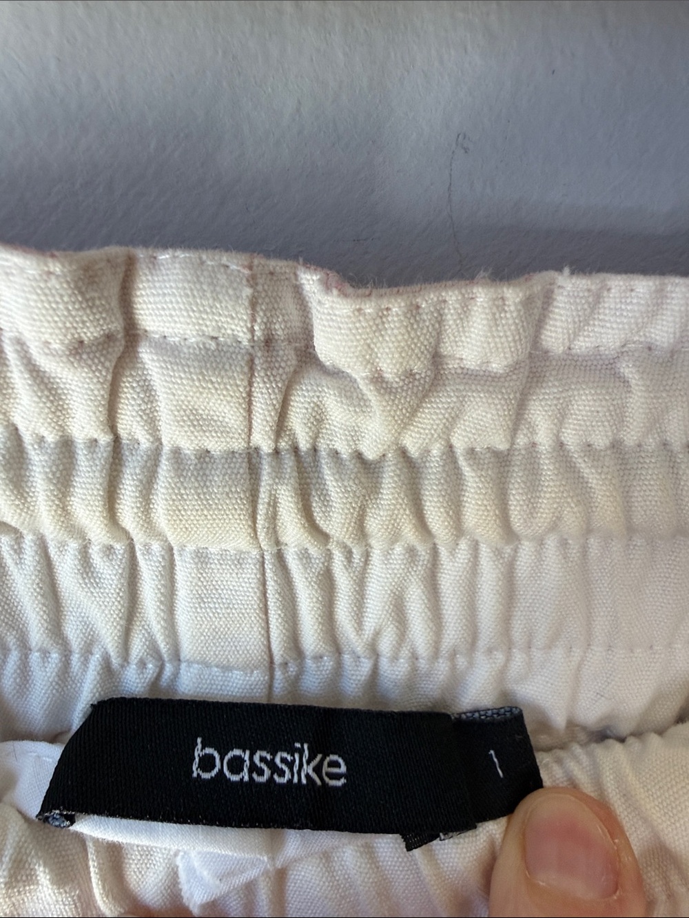 bassike Striped Cotton Linen Pants - Picture 5 of 10